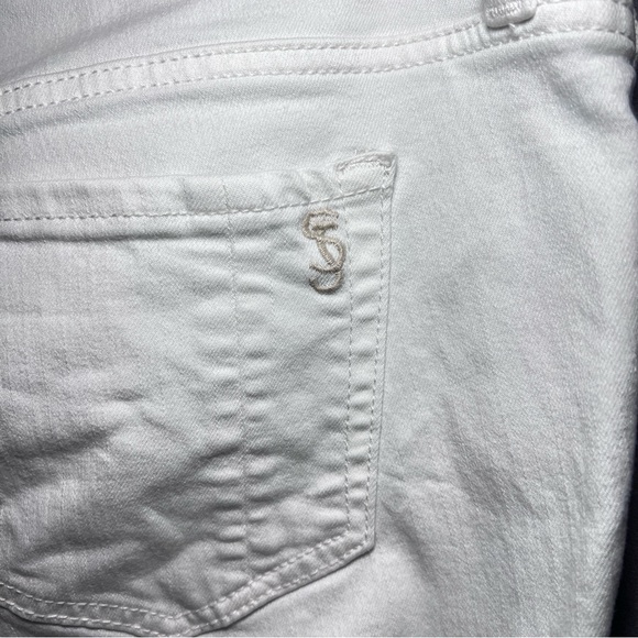 Slink Jeans Plus “Curvy” Mid-Rise Ankle Skinny Jeans Size 14 <white> - Picture 3 of 10